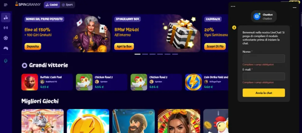 Spingranny login
